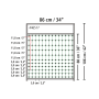 Brána k sítím pro elektrické ohradníky KERBL 446517, 106 cm