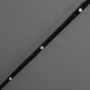 Zahradní slunečník s led osvětlením 290 cm, šedý SPRINGOS ATENA GU0046