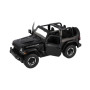 Auto RC Jeep Wrangler Rubicon RASTAR černý plast 29cm 2,4GHz na dálk. ovl. na bat. v krab. 44x19cm