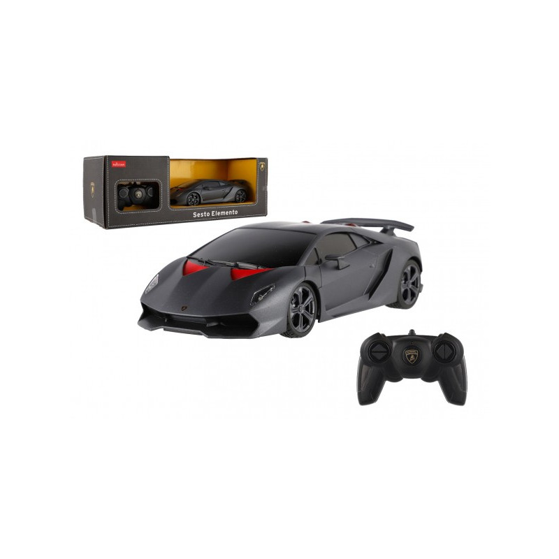 Teddies Auto RC Lamborghini Sesto Elemento RASTAR plast 23cm 2,4GHz na dálk. ovládání na bat. v krab.43x15cm 00850605-XG