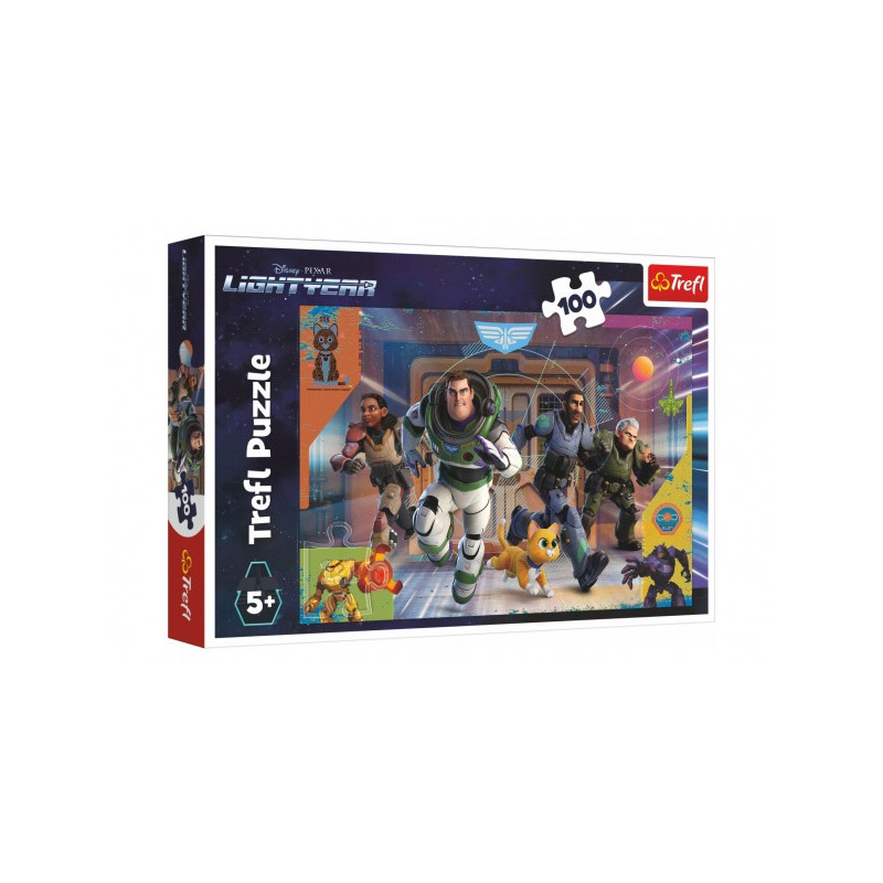 Trefl Puzzle Buzz Lightyear/Buzz Rakeťák 100 dílků 41x27,5cm v krabici 29x19x4cm 89016433-XG