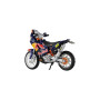 Motorka Bburago KTM 450 Rally (Dakar Rally)  kov/plast 12cm v krabičce 17x11x7cm