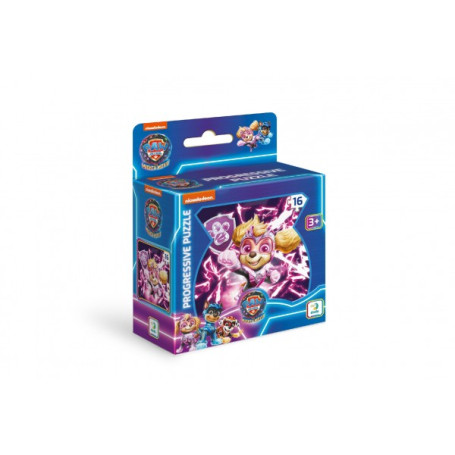 Puzzle Skye Tlapková patrola/Paw Patrol 22x22cm 16 dílků v krabičce 10x13,5x5cm