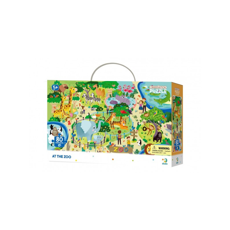 DODO Puzzle V Zoo 45x31cm 80 dílků v krabici 25x16x6,5cm 56400023-XG