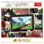 Puzzle Harry Potter Bradavický expres 934 dílků 68x48cm v krabici 26x26x10cm