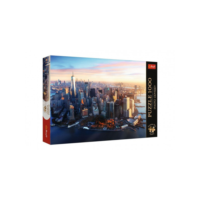 Trefl Puzzle Premium Plus - Photo Odyssey: Manhattan, New York 1000 dílků 68,3x48cm v krabici 40x27x6cm 89010828-XG