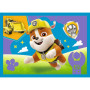 Puzzle 4v1 Štěňata v běhu Tlapková patrola/Paw Patrol 28,5x20,5cm v krabici 28x28x6cm