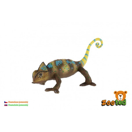 Chameleon jemenský zooted plast 18cm v sáčku