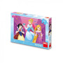 Puzzle Disney Odvážné princezny 24 dílků 26x18cm v krabici 27x19x4cm