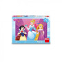 Puzzle Disney Odvážné princezny 24 dílků 26x18cm v krabici 27x19x4cm