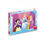 Puzzle Disney Odvážné princezny 24 dílků 26x18cm v krabici 27x19x4cm