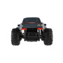 Auto RC pick up terénní plast 25cm 2,4GHZ na baterie šedo-červený v krabici 32x14x18cm