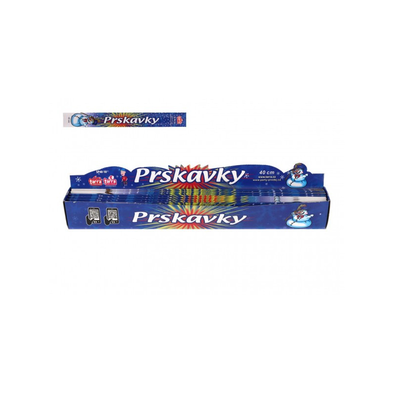 Prskavky 40cm 5ks v sáčku 10ks v boxu 88680248-XG