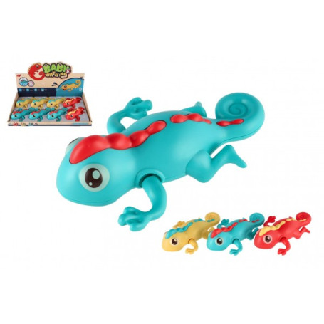 Chameleon na natažení do vody plast 14cm 3 barvy 8ks v boxu 18m+