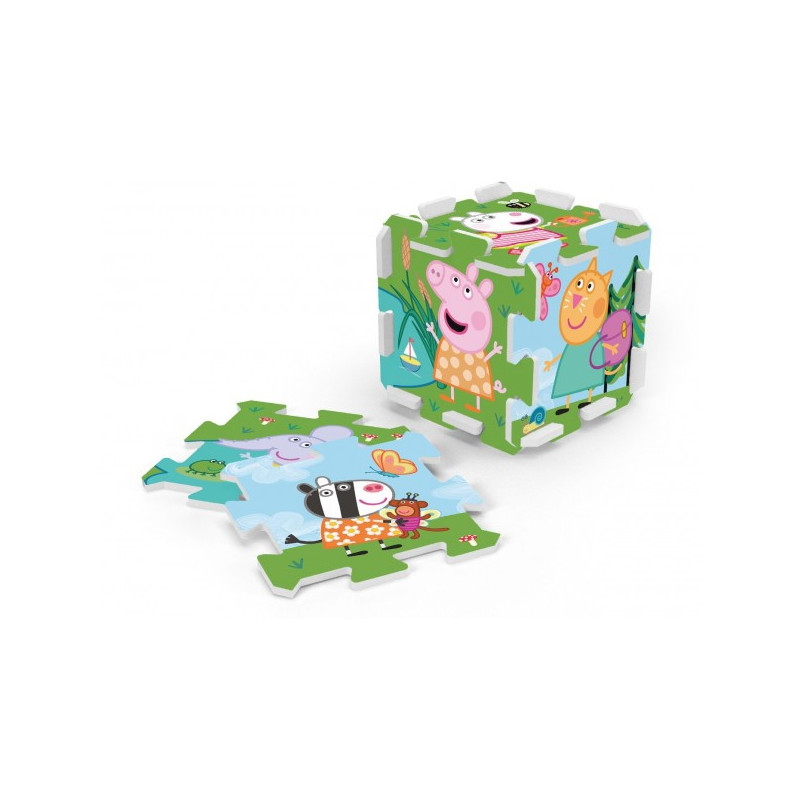 Trefl Pěnové puzzle Prasátko Peppa/Peppa Pig 32x32x1cm 8ks ve fólii 0m+ 89061612-XG