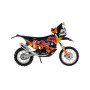 Motorka Bburago Red Bull KTM Rally Dakar 2019 kov/plast 12cm na volný chod v krabičce 17x11cm