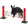 Agility střední překážka pro králíky a jiné hlodavce KERBL 82859 UPRIGHT JUMP, 30x62cm