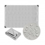 Krycí plachta s oky 2x3 m, extra silná, 270g PE, šedá SPRINGOS PROTECT