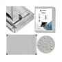 Krycí plachta s oky 2x3 m, extra silná, 270g PE, šedá SPRINGOS PROTECT