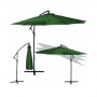 Zahradní slunečník 300 cm, zelený SPRINGOS EXCLUSIVE