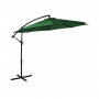 Zahradní slunečník 300 cm, zelený SPRINGOS EXCLUSIVE