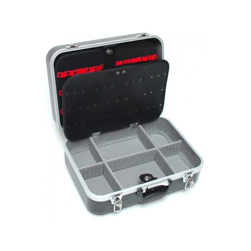 DEMA Pojízdný kufr na nářadí ABS 6+, černý 20853D