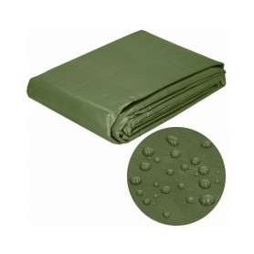 Krycí plachta s oky 3x4 m, 120g PE, zelená SPRINGOS PROTECT