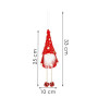 Skřítek GNOM s rolničkami 33cm, vánoční ozdoba