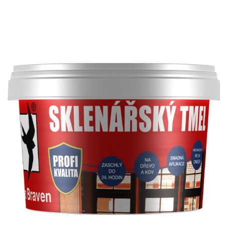 Sklenářský tmel 500 g kelímek béžová