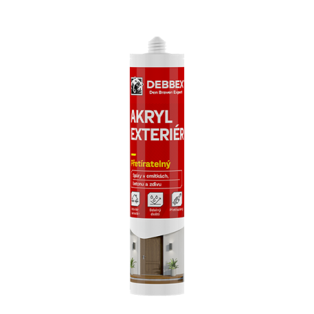 Akryl EXTERIÉR 280 ml kartuše šedá