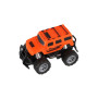 Auto RC mini truck plast 12cm 27MHz na baterie se světlem oranžové v krabici 18x11,5x10cm