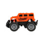 Auto RC mini truck plast 12cm 27MHz na baterie se světlem oranžové v krabici 18x11,5x10cm