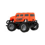 Auto RC mini truck plast 12cm 27MHz na baterie se světlem oranžové v krabici 18x11,5x10cm