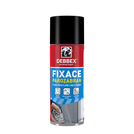 Fixace parozábran 400 ml aerosolový sprej bílá