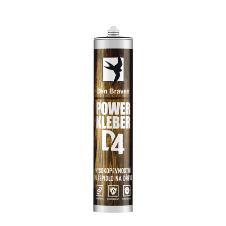 POWER KLEBER D4 300 ml kartuše krémová