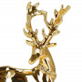 Vánoční ozdoby - Jelen ve skoku, sada 2ks