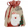 Vánoční taška 27,5x22 cm Santa, vánoční dekorace