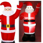 LED nafukovací Santa Claus 240 cm, IP44, studená bílá