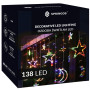 LED závěs Noční obloha - 2,5x0,9m, 138LED, 8 funkcí, paměť, IP44, multicolor