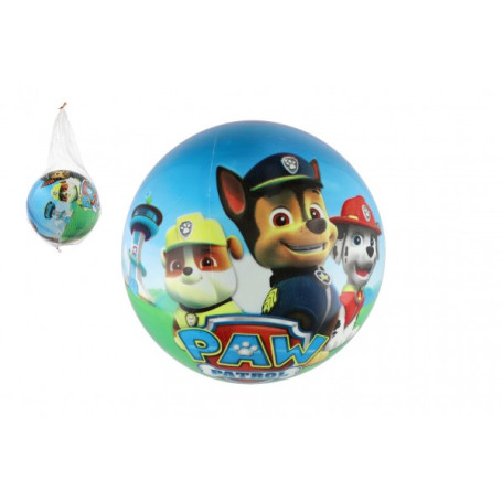 Míč Tlapková patrola/Paw patrol nafouknutý 23cm v síťce