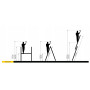 Multifunkční lešení 3m / 4,7m DRABEST ARD-2x8 PRO