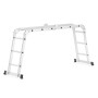Multifunkční kloubový žebřík 4x3 příčky + plošina HIGHER ML-103A PRO