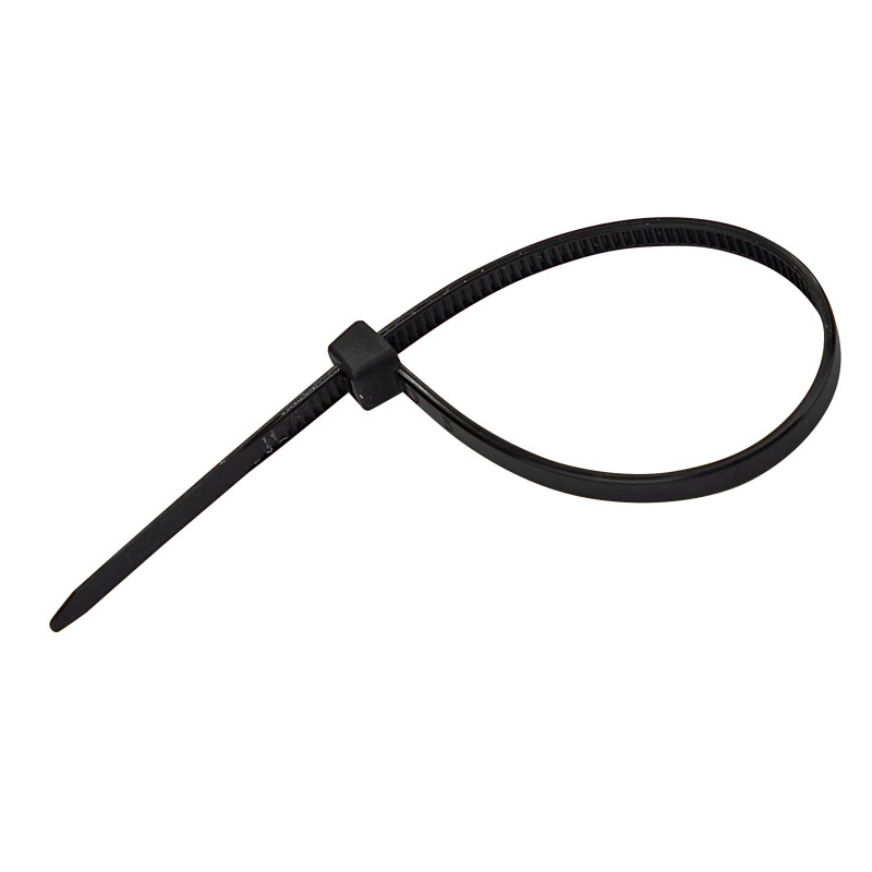 KesTek Stahovací pásky plastové 3,6x150 mm, černé, 50 ks 40334KT