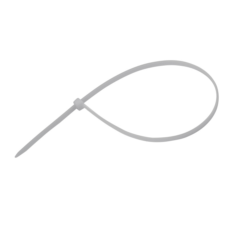 KesTek Stahovací pásky plastové 4,8x250 mm, bílé, 50 ks 40341KT