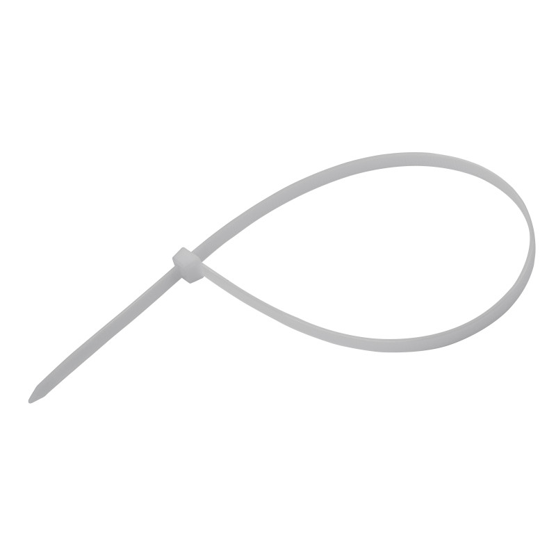 KesTek Stahovací pásky plastové 4,8x350 mm, bílé, 50 ks 40342KT