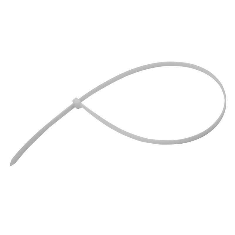 KesTek Stahovací pásky plastové 7,6x450 mm, bílé, 50 ks 40343KT