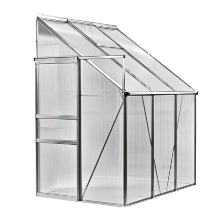 Hliníkový skleník Antwerpen, 193x127x218 cm, 4 mm
