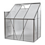 Hliníkový skleník Antwerpen, 193x127x218 cm, 4 mm