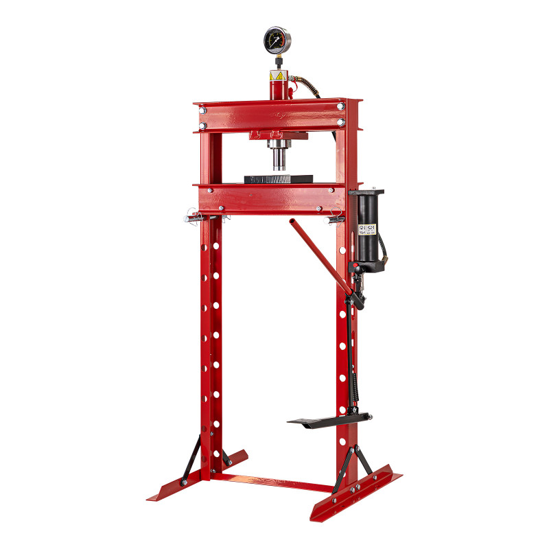 DEMA Dílenský lis hydraulický s ruční a nožní pumpou 20T WP20HPMF 24478D