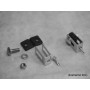 Příchytka U43 pro uchycení panelu ZN+PVC 5 mm, antracitová